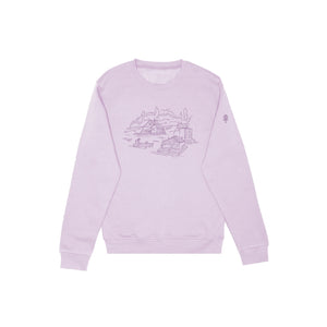 Houseboat Bay Crewneck Sweater - Lavender